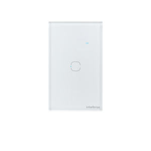 Interruptor Inteligente Touch Wi-Fi 1 Tecla Branco - Intelbras EWS 1001 BR