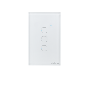 Interruptor Inteligente Touch Wi-Fi 3 Teclas Branco - Intelbras EWS 1003 BR